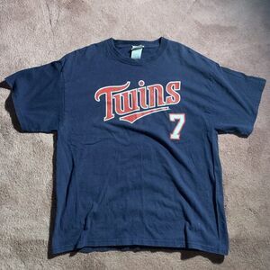 Vintage Lee Sport Joe Mauer #7 T-Shirt‎